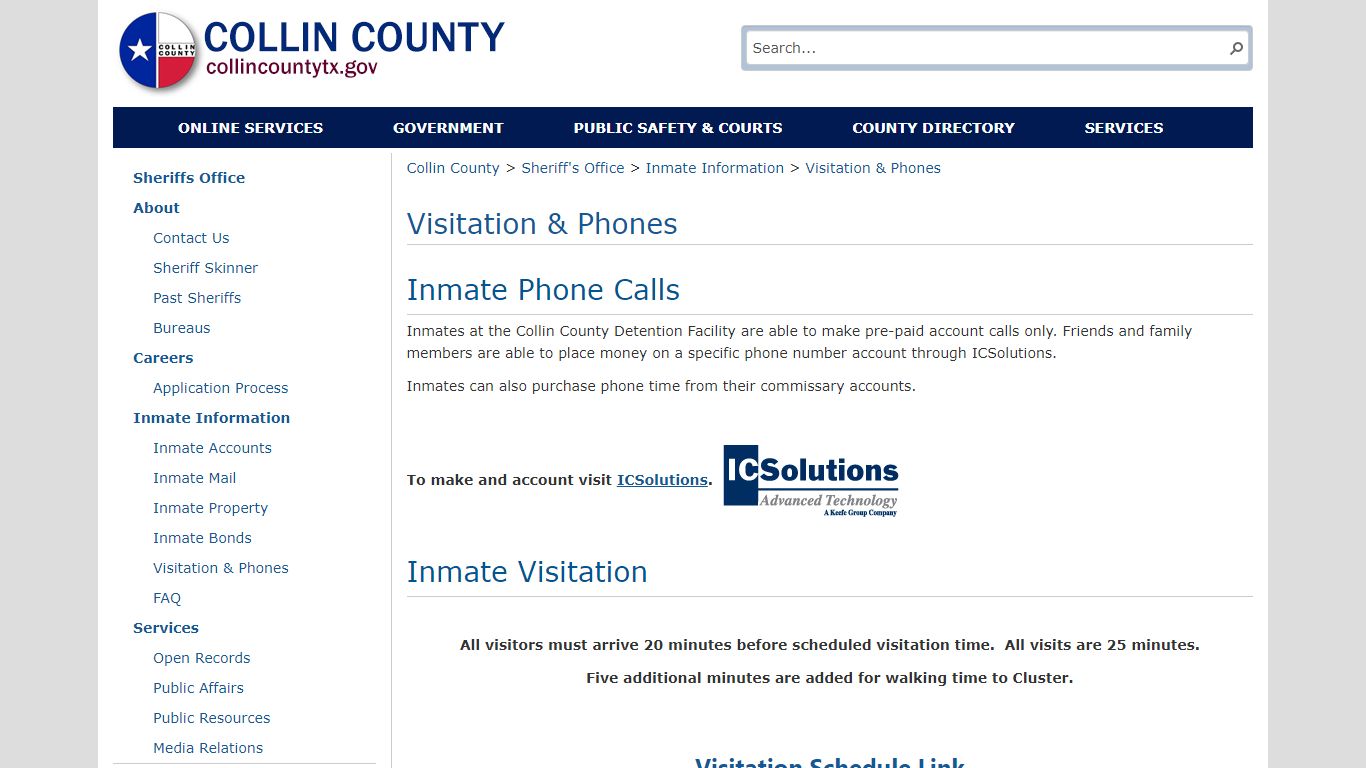 Inmate Information - collincountytx.gov